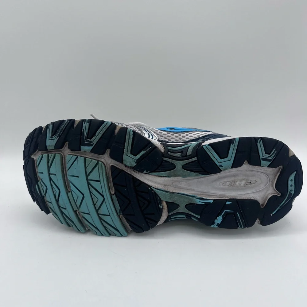 Women's Saucony Oasis Grid Sneakers Running Shoes Size 9.5‎ Silver Blue